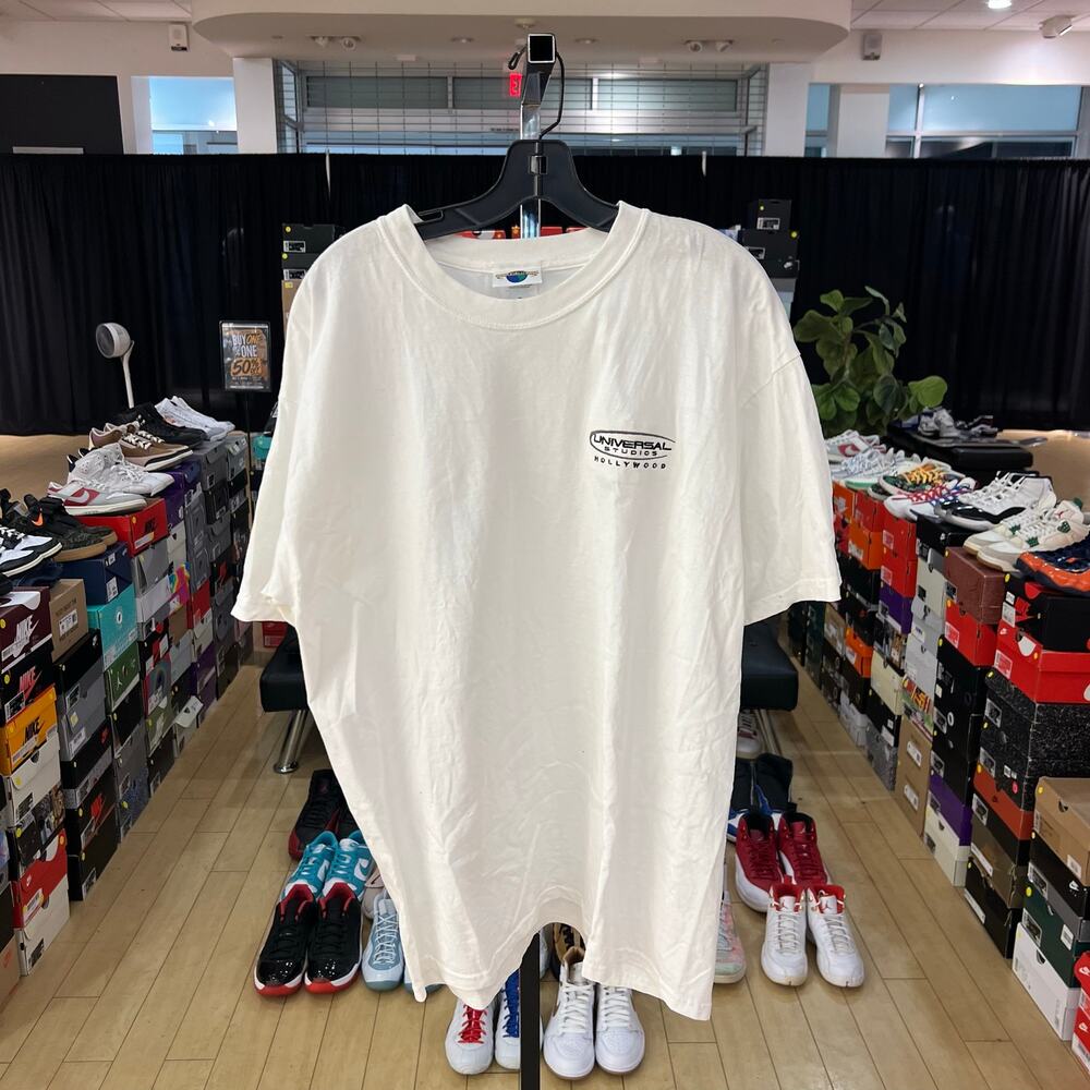University Studios Hollywood White T Shirt Sz XL